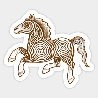 Celtic War Horse Sticker